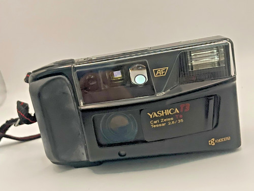 Yashica film camera with - yashica,