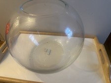 Glass Fish Bowl Flower Vase