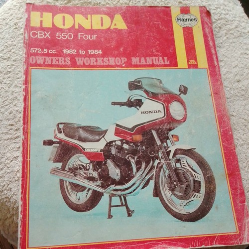 Honda cbx550 four haynes - honda,