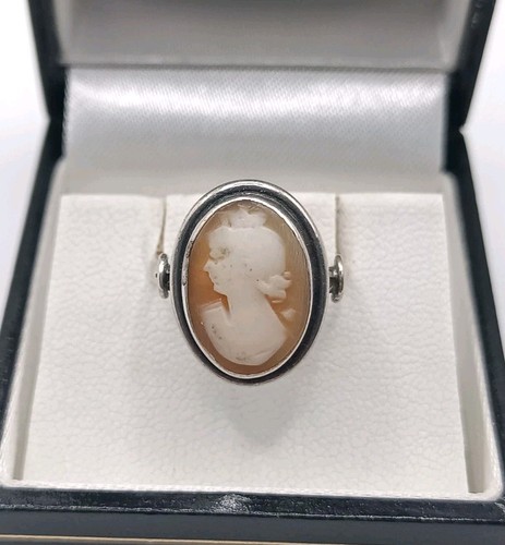 Vintage sterling silver cameo - sterling,
