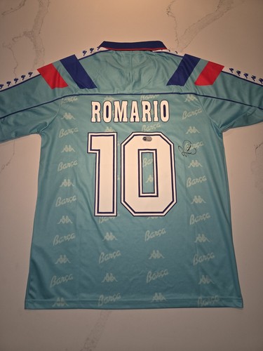 Romario signed barcelona - signed,