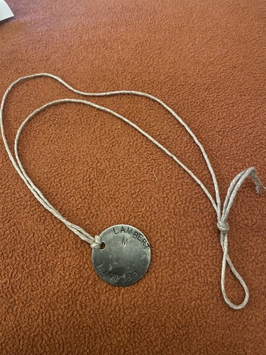 Ww2 relic tag dog original - ww2,
