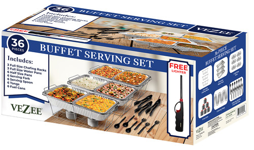 Chafing dish buffet set - chafing,