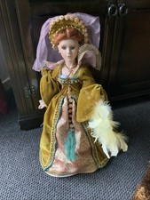 FABULOUS LARGE REGENCY FINE ARTS PORCELAIN DOLL “ ANNE BOLEYN”