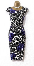 PRECIS Black Purple Floral