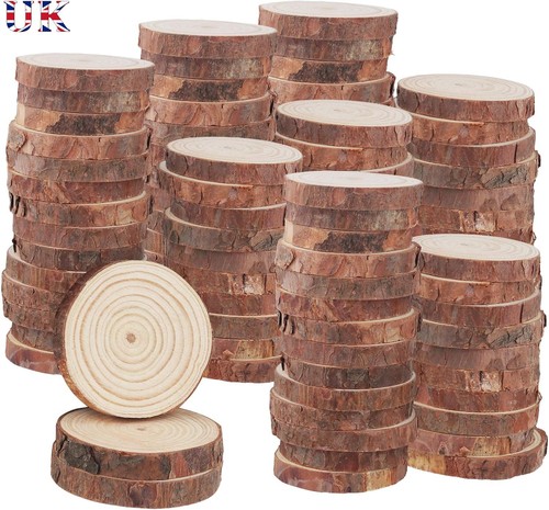 120 wooden slices 5 - 120, 5-6cm
