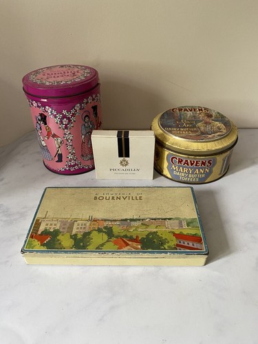 Vintage sweet tins - sweet, job