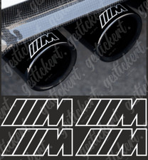 4x exhaust sticker for BMW tuning sticker decal M performance M3 M4 M5 exhaust