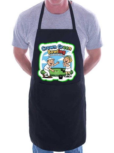 Crown green bowling - green, apron