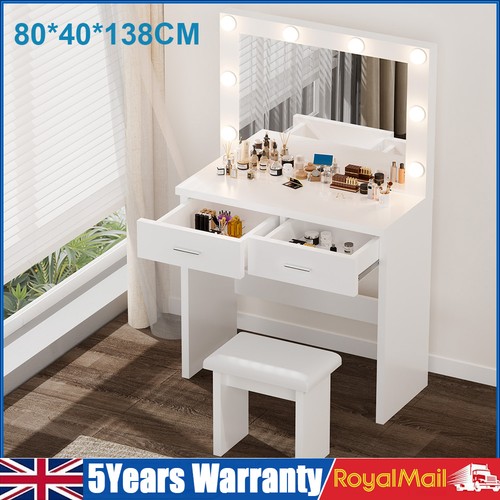 White dressing table - white, wood