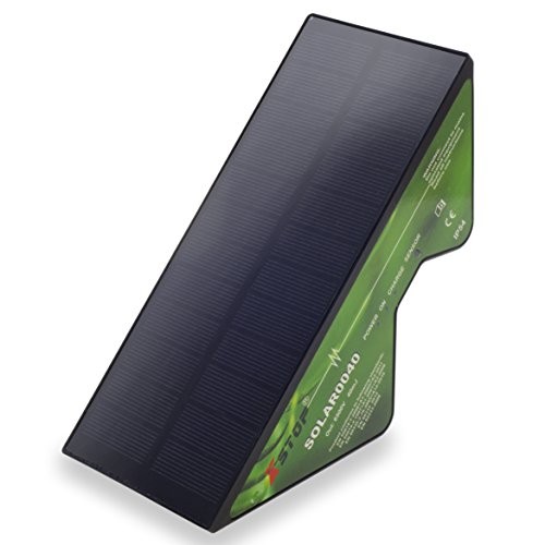 Solar powered electric fence - powered,