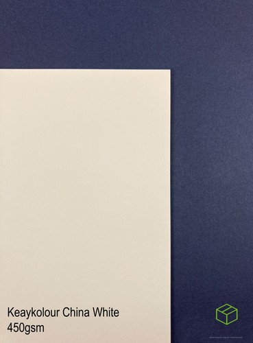Keaykolour white card 450gsm - white,