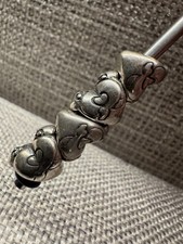 Trollbeads Hugging Heart Retired Silver Bead Brand New Single Bead 4 Available