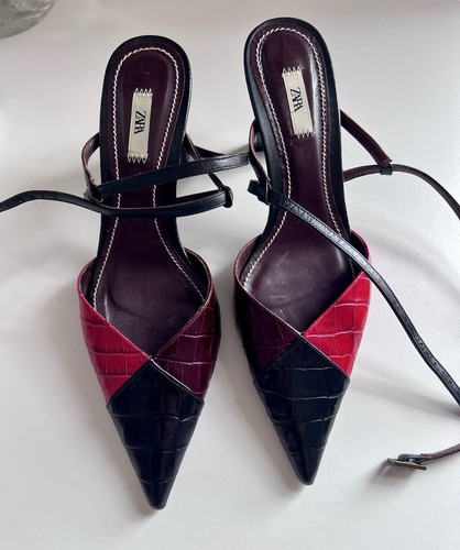 Zara red and - red,