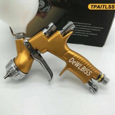 Spray Gun Pro Painting Gun TE20/T110 1.3mm/1.8mm Nozzle Glod 