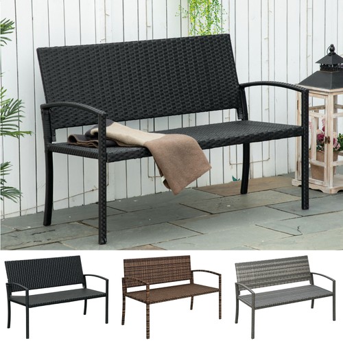 Rattan loveseat wicker - loveseat, 2