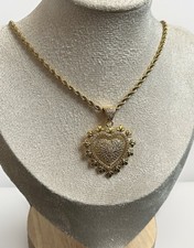 Large 9ct GF Vintage Heart