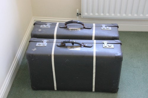 Pair vintage globe trotter - pair,