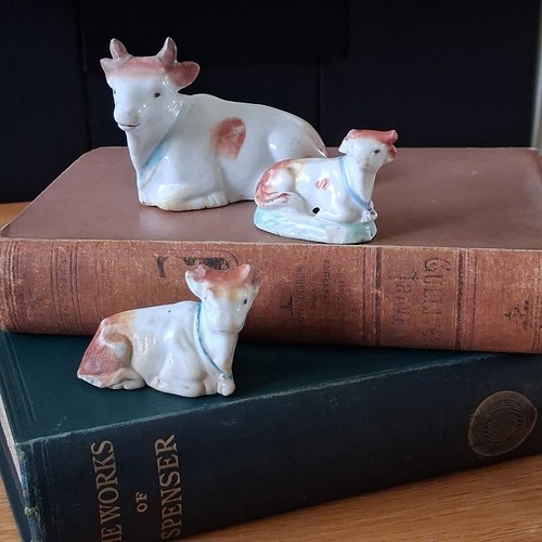 Antique staffordshire trio - antique,