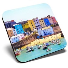 Square Single Coaster - Tenby