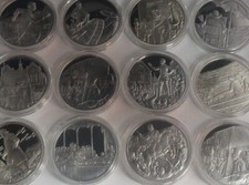 1974 John Pinches Churchill Centenary Trust Silver Proof 25g Medals