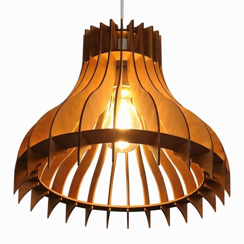 Wooden pendant light - wooden,