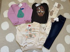 Bundle of BNWT girl 4-5 Years Clothes Top Jumpers Jeans Leggings Tu H&M Nutmeg