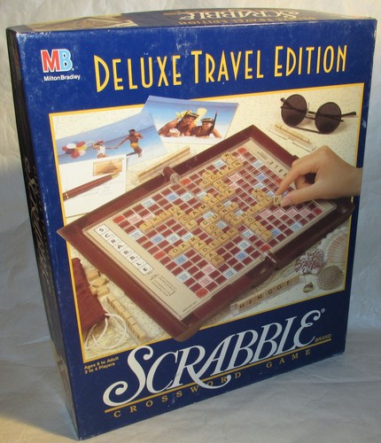 Scrabble deluxe travel edition - scrabble,