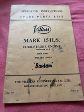 Howard Bantam Villiers Engine