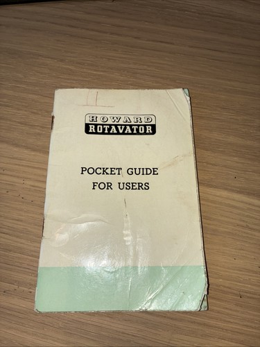 Howard rotavator pocket - howard, guide