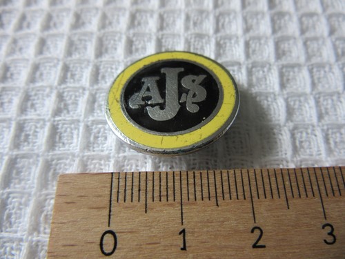 Ajs motorcycles vintage badge - ajs,