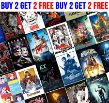 80's CLASSIC MOVIE POSTERS PRINTS  ALTERNATE VERSIONS A4 / A3 SIZE 