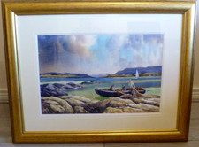 ORIGINAL IRISH ART: EXCEPTIONAL WATERCOLOUR (DONEGAL) MARTIN HASSON (J P ROONEY)