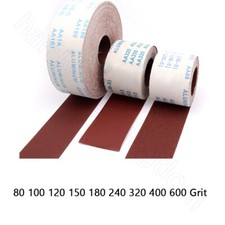 Sandpaper Roll Aluminium Oxide Cloth Roll Abrasive Sheets Grit 80 120 150 - 600