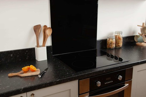 Black granite laminate - black,