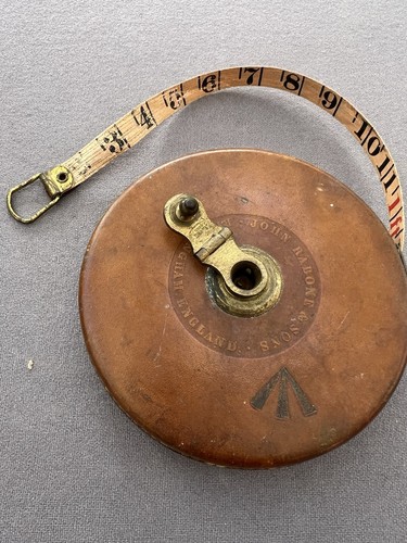 Antique vintage measuring tape - measuring,