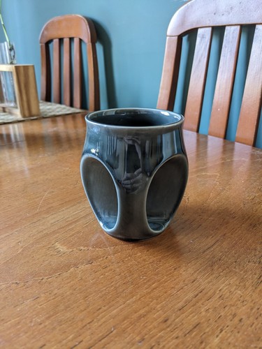 Vintage holkham pottery - vintage, grey