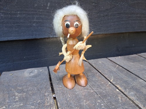 Original danish wooden gonk - wooden,