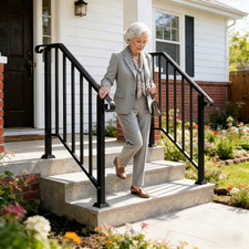 Iron Handrail Garden 2-3 Steps