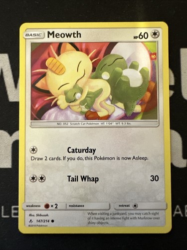 Pokemon meowth 147 214 - pokemon,
