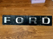 Vintage American Pick Up Grill Ford Badge Man Cave Wall Art 