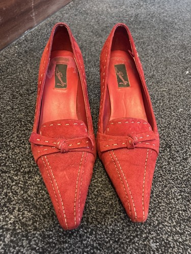 Carvela red suede pointed - carvela,