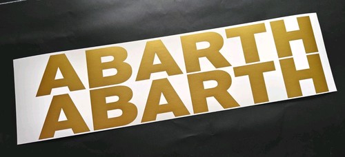 Abarth fiat 500 door decals - 500,