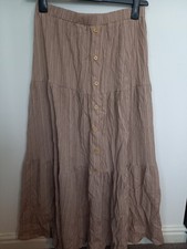 Womens Gypsy Maxi Skirt Botton