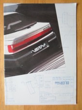 PEUGEOT TALBOT RANGE orig 1983