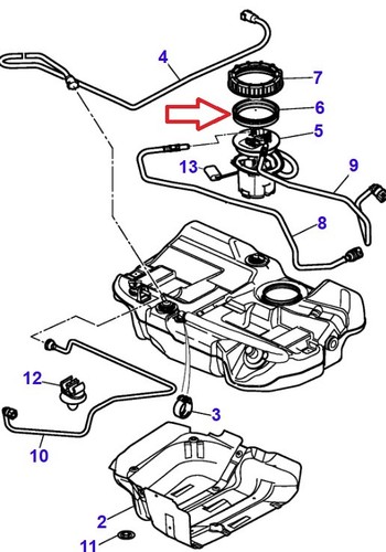 C2s20819 type fuel pump - x-type,
