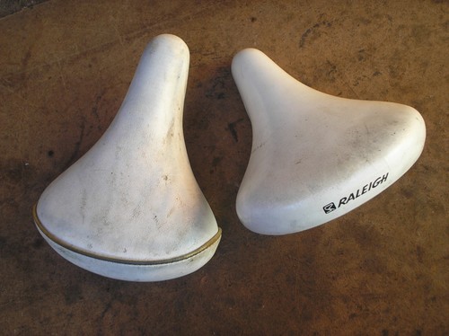 Ladies girls white saddle seat