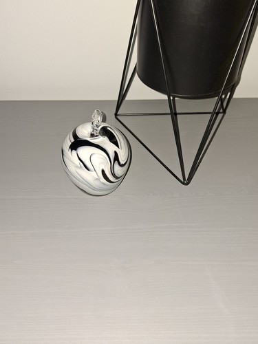 Hand blown glass apple paper - blown,