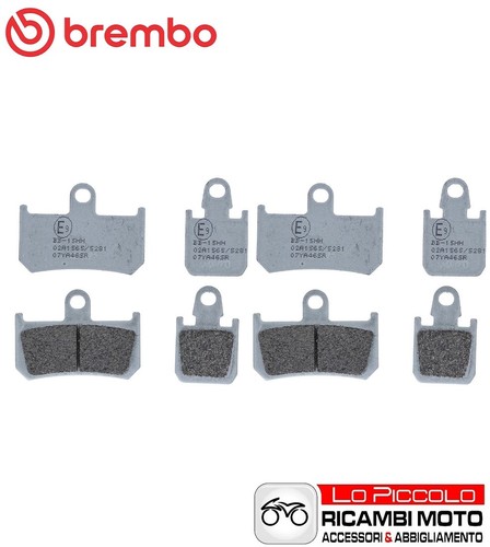 Front brake pad kit - pad, brembo