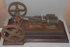 LARGE ANTIQUE TWIN FLYWHEEL LIVE STEAM WORKSHOP ENGINE PROJECT.